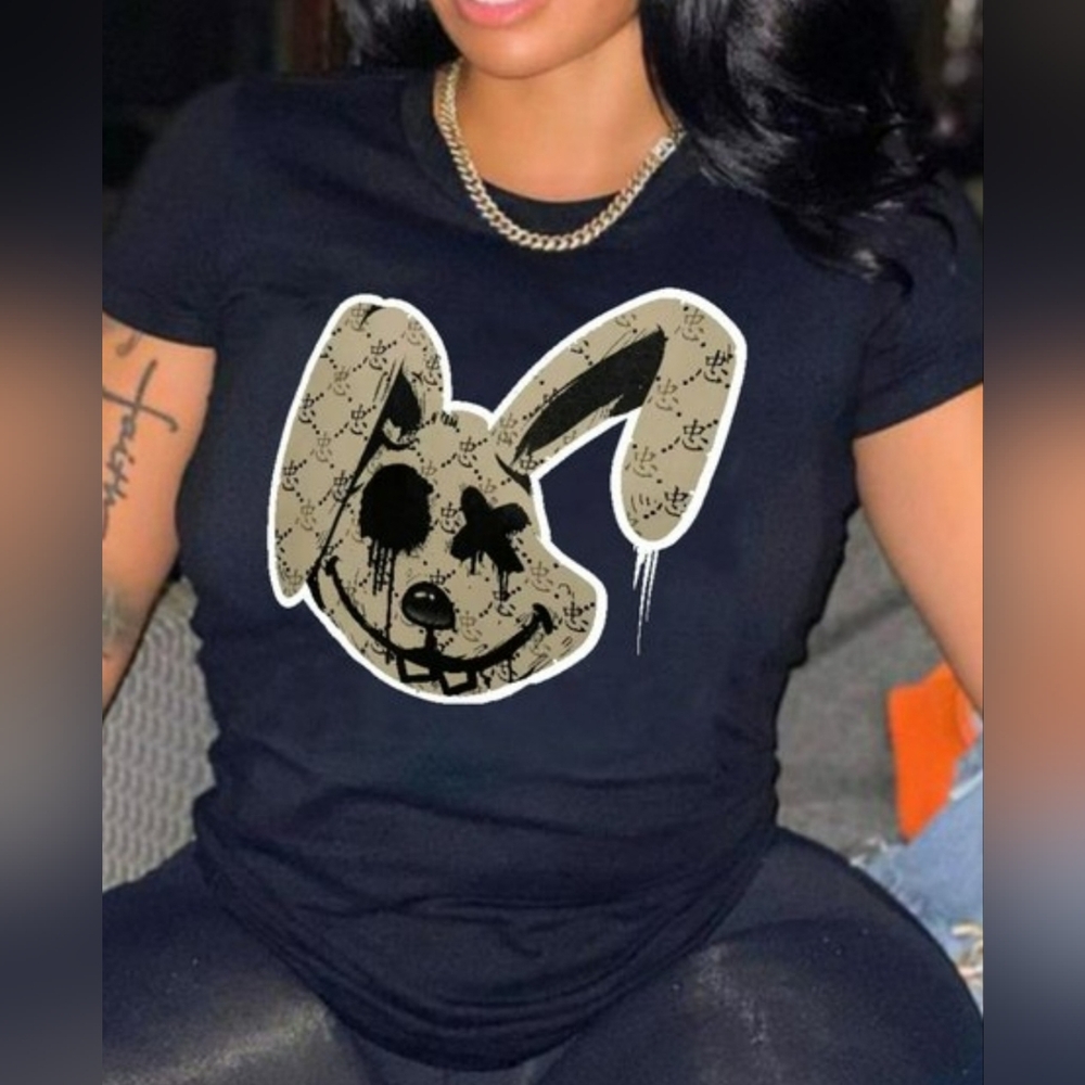 NWT Round neck cartoon print t-shirt